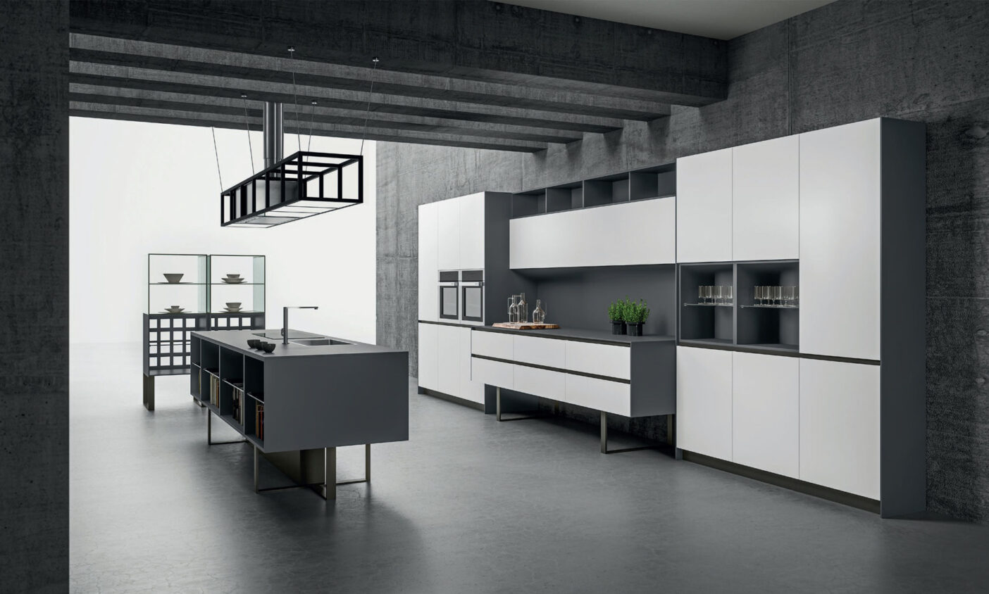 Luxury kitchen cabinets - Sipario collection